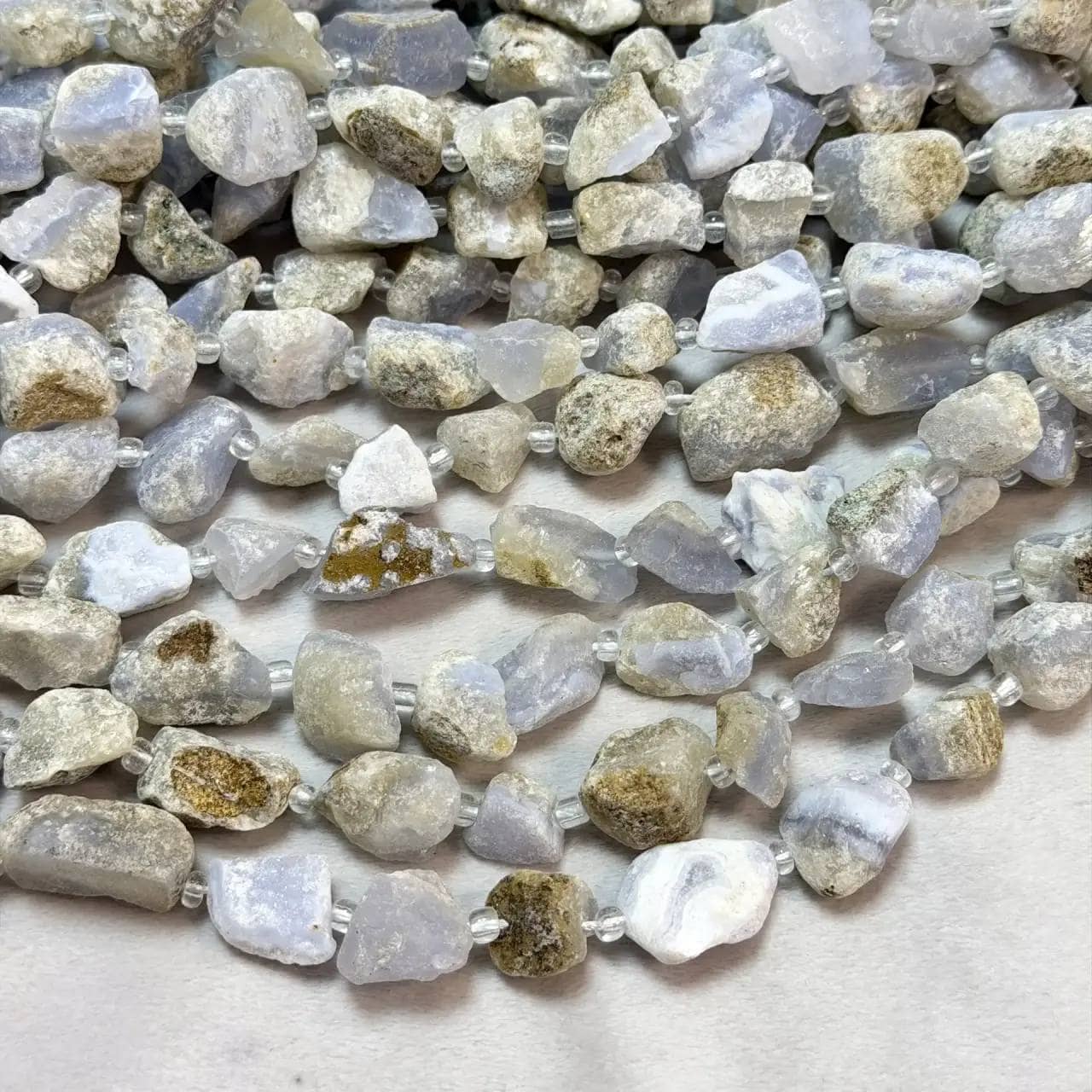Агат голубой Кусочки необр. 15*20мм